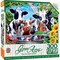 Masterpieces Green Acres Moo Love 300 Piece Ez Grip Jigsaw Puzzle Linen Art